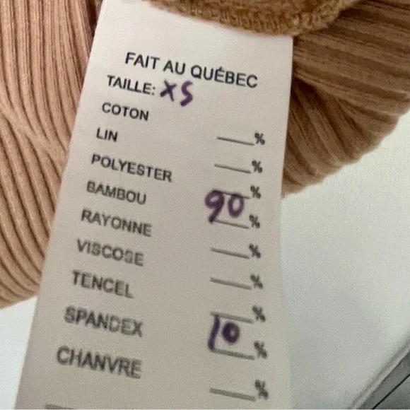 Bamboo Ribbed Sleeveless Tank - Picture 4 of 5